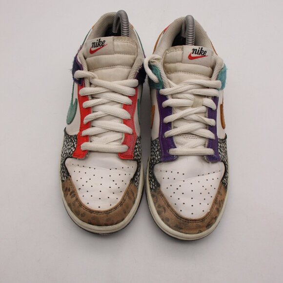 Nike Dunk Low Women's Size 8.5 Shoes 'Safari Mix' Sneakers Animal Pack Casual - Picture 2 of 12